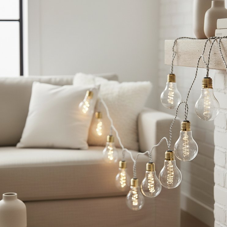 Chaîne lumineuse de Kaemingk Ampoule 2,7 m 30 LED transparente - Thumbnail 1