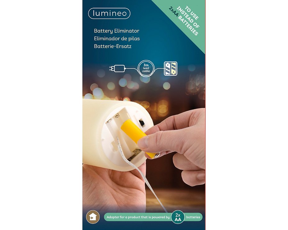 Adaptateur de pile Kaemingk 2 x AA 3 Volt - Thumbnail 2