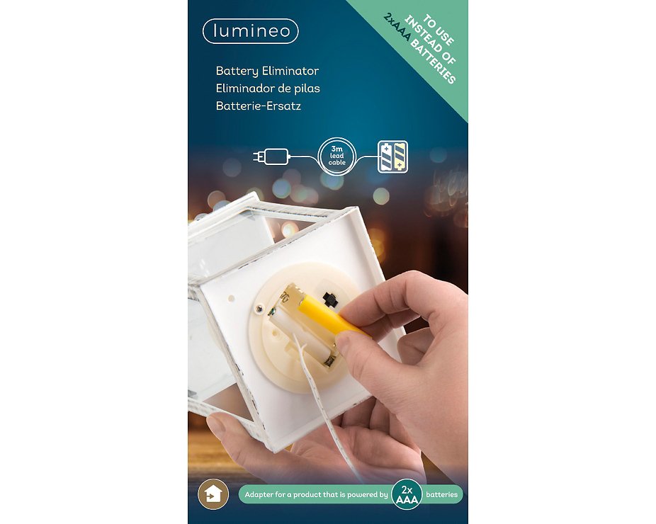 Adapter baterii Kaemingk Lumineo 2 x AAA 3 Volt - Thumbnail 2