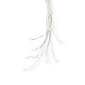 Kaemingk Lumineo haz de luz 96 Micro LED blanco cálido a pilas 110 cm plata - Thumbnail 1