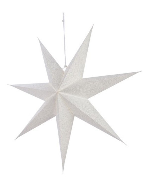 Kaemingk Leuchtstern 60 cm inkl. Leuchte Papier weiß - Thumbnail 2