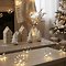 Kaemingk Lumineo fairy lights Sputnik 50 Mirco LED warm white 1 m battery operated silver