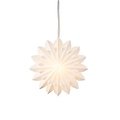 Kaemingk Lumineo papel de estrella iluminado 6 LED blanco cálido 60 cm blanco  - Thumbnail 1