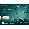 Kaemingk LED Lichterkette Diamant mit Dimmer 100 LED warmweiß 9,9 m grün - Thumbnail 3