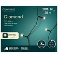 Kaemingk LED Lichterkette Diamant mit Dimmer 200 LED warmweiß 19,9 m grün - Thumbnail 3