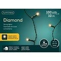 Kaemingk LED Lichterkette Diamant mit Dimmer 100 LED klassik weiß 9,9 m grün - Thumbnail 3
