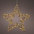 Kaemingk Lumineo LED star 500 Micro LED Classic warm 38 cm metal black - Thumbnail 1