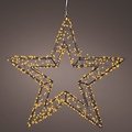 Kaemingk Lumineo LED star 720 Micro LED classic warm 58 cm metal black