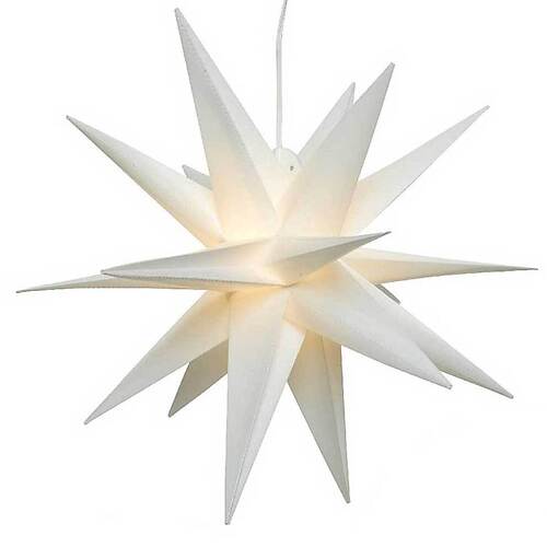 Kaemingk Lumineo LED Leuchtstern 6 LED 60 cm warmweiß außen