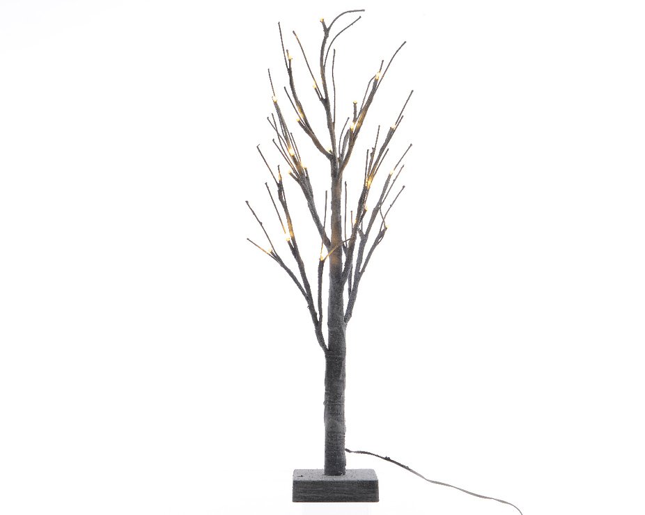 Kaemingk LED Baum 96 LED warmweiß außen 180cm grau - Pic 1