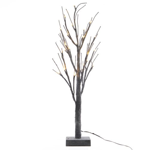 Kaemingk LED Baum 160 LED warmweiß außen 240cm grau