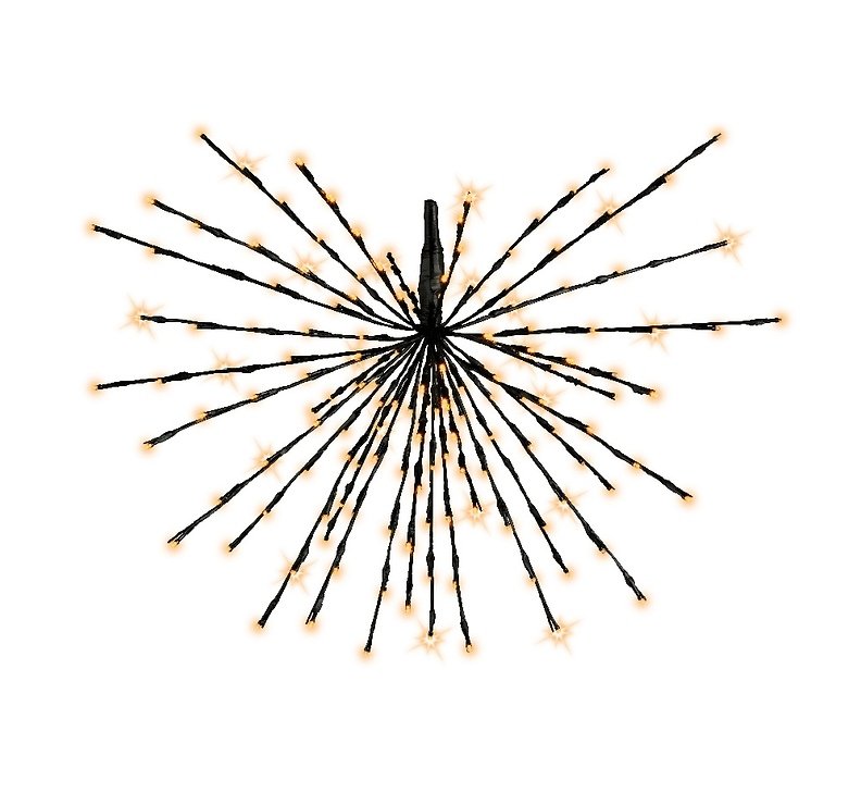 Kaemingk Lumineo LED-Polarstern 72 LED klassisch warm außen 45 cm schwarz - Thumbnail 4