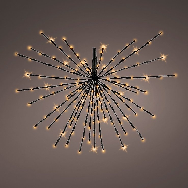 Kaemingk Leuchtstern Polarstern 160 LED flashing function 70cm outside black - Thumbnail 1