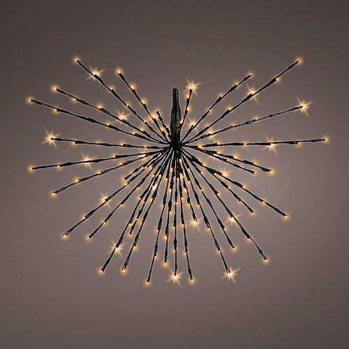Kaemingk Lumineo Leuchtstern Polarstern 160 LED Blinkfunktion 70cm schwarz außen