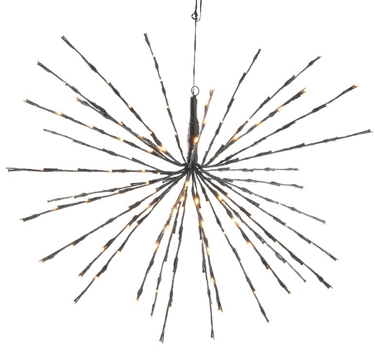 Kaemingk Leuchtstern Polarstern 160 LED flashing function 70cm outside black - Thumbnail 3