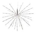 Kaemingk Lumineo Leuchtstern Polarstern 72 LED Blinkfunktion 45cm silber außen - Thumbnail 2