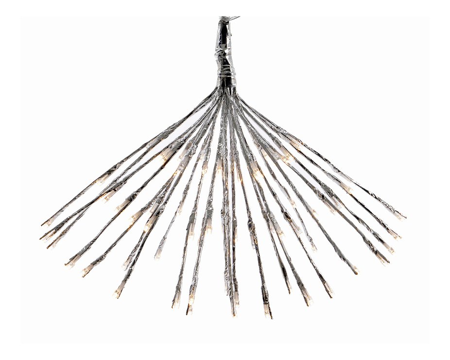 Kaemingk Lumineo LED-Polarstern 72 LED warmweiß außen 45 cm silber - Thumbnail 4