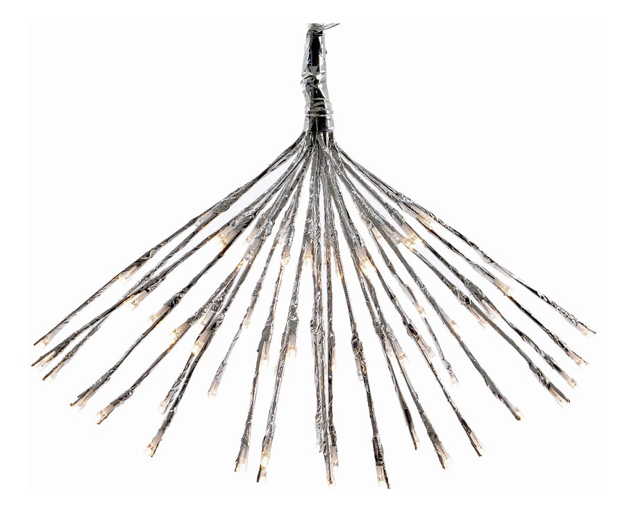 Kaemingk Lumineo podświetlana gwiazda Polarstern 160 LED funkcja migania 70cm srebrna zewnętrzna - Thumbnail 5