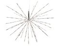 Kaemingk Lumineo Leuchtstern Polarstern 160 LED Blinkfunktion 70cm silber außen - Thumbnail 3