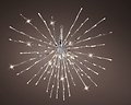 Kaemingk Lumineo Leuchtstern Polarstern 160 LED Blinkfunktion 70cm silber außen - Thumbnail 4
