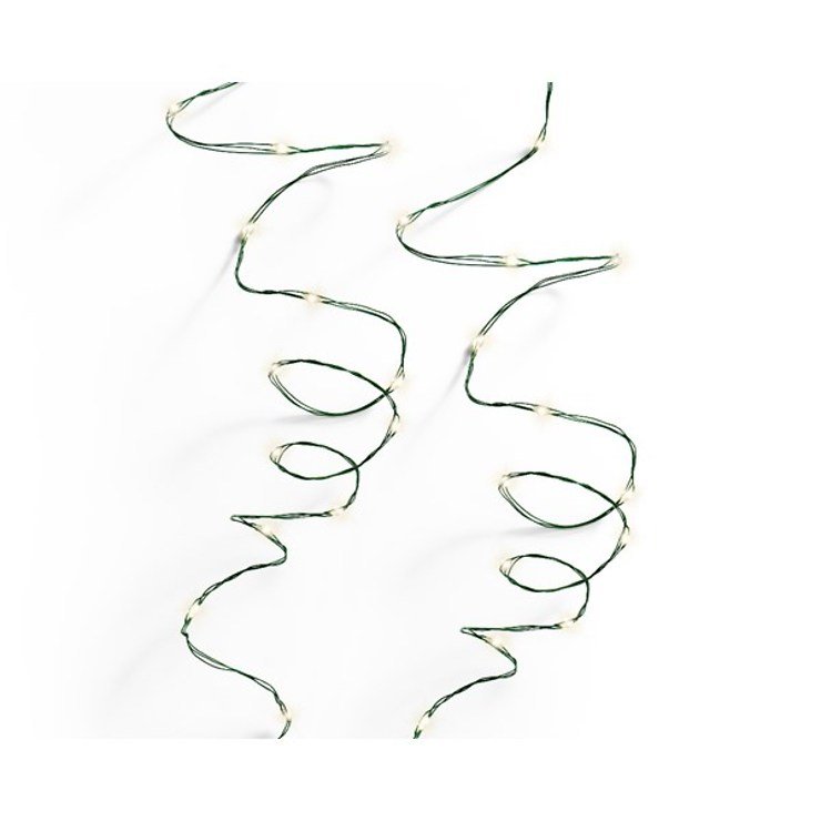 Kaemingk Lumineo Micro LED Strang Flex 80 LED 6m mit 8 Funktionen grün - Thumbnail 1