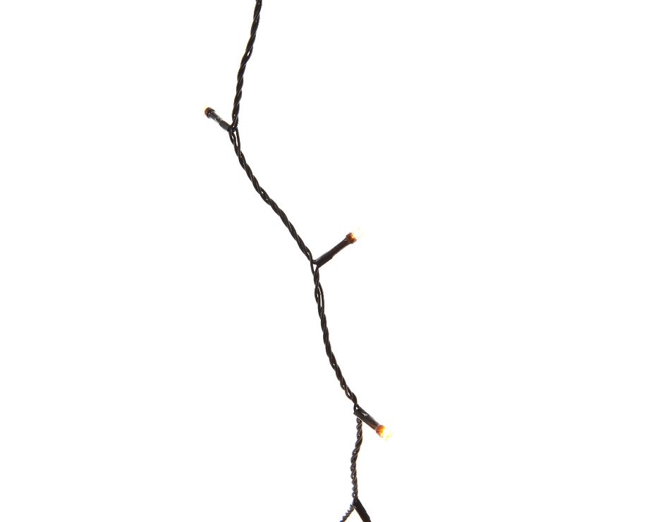Kaemingk Lichterkette Firefly 180 LED warmweiß außen 13,5m schwarz - Pic 1