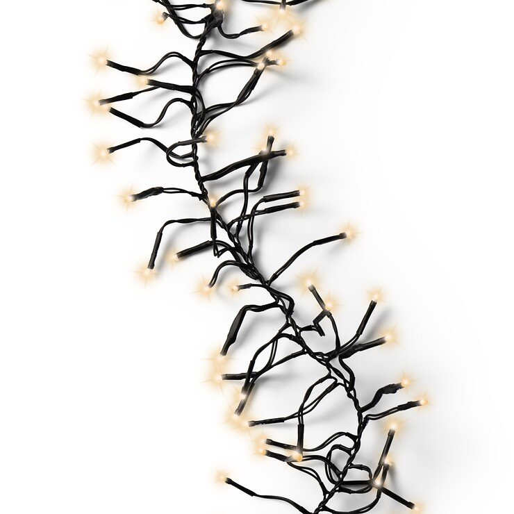 Kaemingk Lumineo Cluster Guirlande lumineuse 768 LED classique chaude 7m noir extérieur - Thumbnail 3