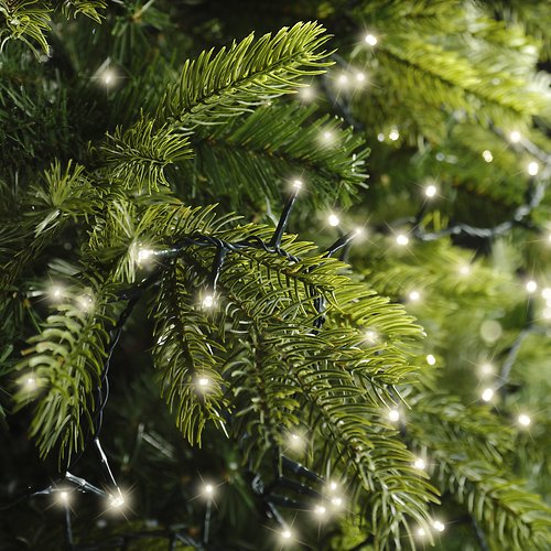 Kaemingk Lumineo Lichterkette Compact 2000 LED warmweiß 45 m grün
