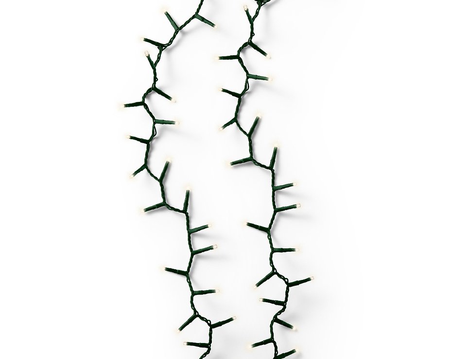 Kaemingk Lumineo luci fiabesche compatte a 1-2 bagliori 880 LED bianco caldo 2,4 m verde - Thumbnail 3