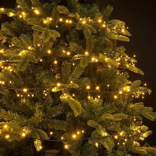 Kaemingk Lumineo Lichterkette Compact 1-2-glow 400 LED klassisch warm 1,5 m grün