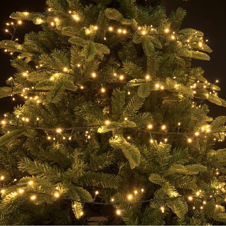 Kaemingk Lumineo fairy lights Compact 1-2-glow 400 LED classic warm 1.5m green - Thumbnail 1