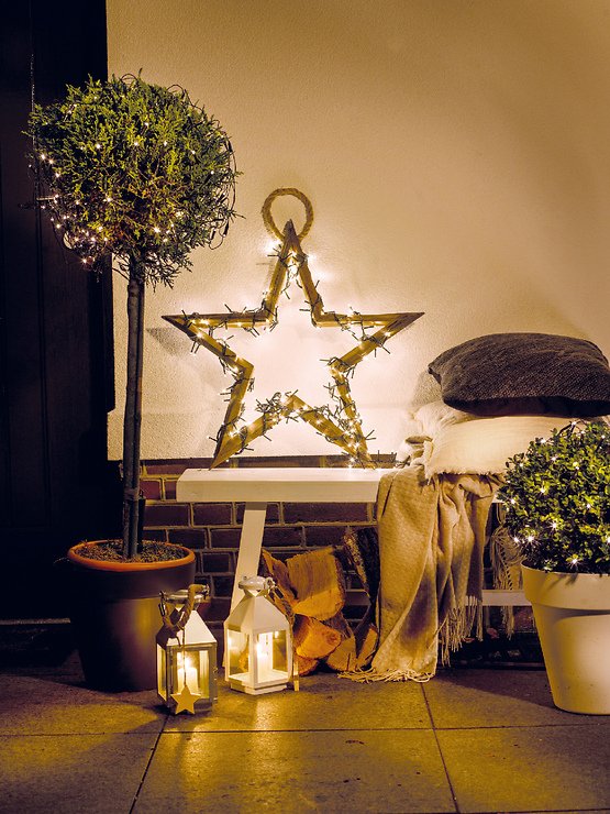 Kaemingk Lumineo luces de hadas Compact 3000 LED blanco cálido 60 m verde - Thumbnail 4