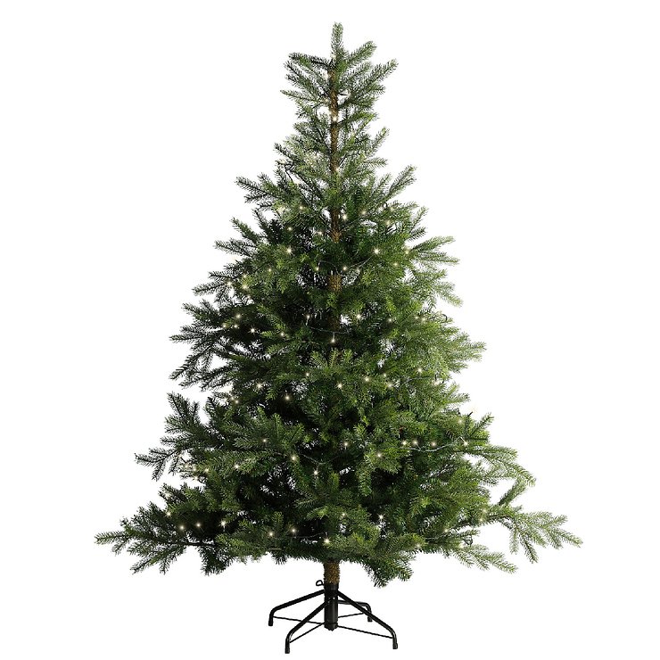 Kaemingk Lumineo Guirlande lumineuse Basic Twinkle 96 LED blanc chaud 7,1 m à piles vert - Thumbnail 3