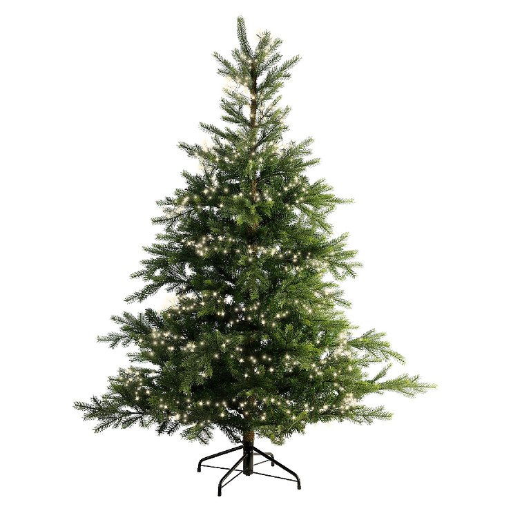 Kaemingk Lumineo luces de hadas Compact Twinkle 960 Micro LED blanco cálido 12 m negro - Thumbnail 2