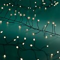 Kaemingk Lumineo Guirlande lumineuse Compact Twinkle 1440 Micro LED blanc chaud 18 m noir - Thumbnail 1