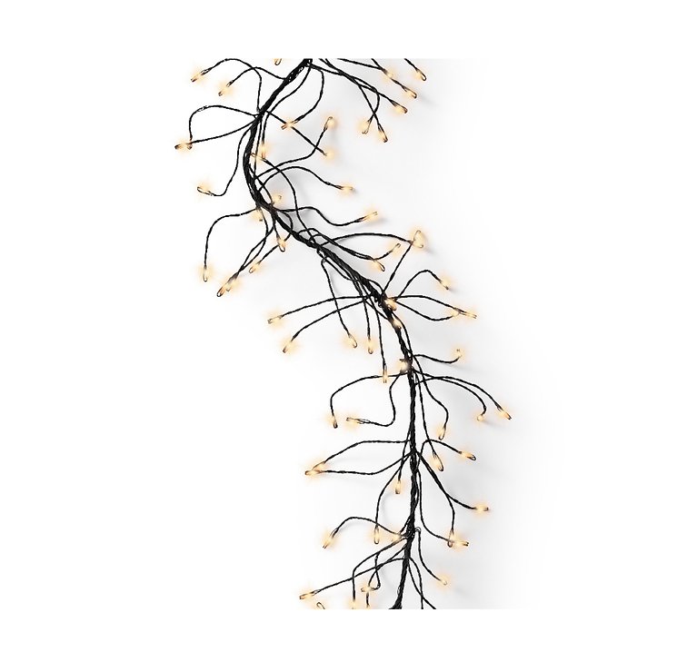 Kaemingk Lumineo Guirlande lumineuse Cluster Twinkle 480 Micro LED classique chaud 3m noir - Thumbnail 5