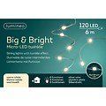 Kaemingk Lichterkette 120 Micro LED mit Blinkfunktion warmweiß 6m silber außen - Thumbnail 2