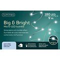 Kaemingk Lichterkette 180 Micro LED mit Blinkfunktion kaltweiß 9m silber außen - Thumbnail 2