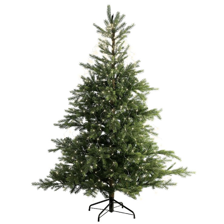 Faisceau lumineux Kaemingk 640 Micro LED blanc chaud 32 x 1,9 m extérieur argent - Thumbnail 2