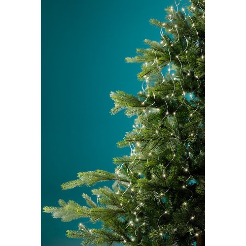 Lumineo LED-Lichtbündel 640 Micro LED warmweiß 32 x 1,9 m silber