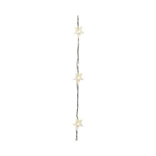 Kaemingk Lichterkette Sterne 120 Micro LED warmweiß 6m außen silber