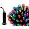 Catena luminosa Kaemingk 96 LED a batteria colorata a 96 LED 7,1 m all'aperto nero