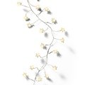 Kaemingk Lumineo Guirlande lumineuse Cluster étoiles 120 Micro LED blanc chaud 3 m argenté - Thumbnail 2