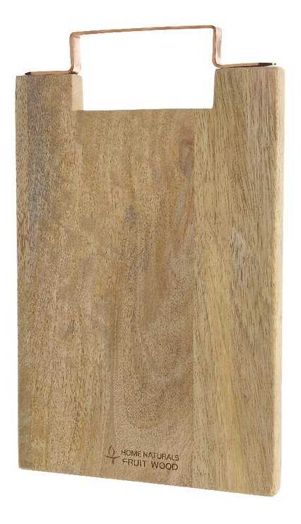 Kaemingk Schneidebrett Holz Griff kupferfarben 49 x 30cm - Pic 1