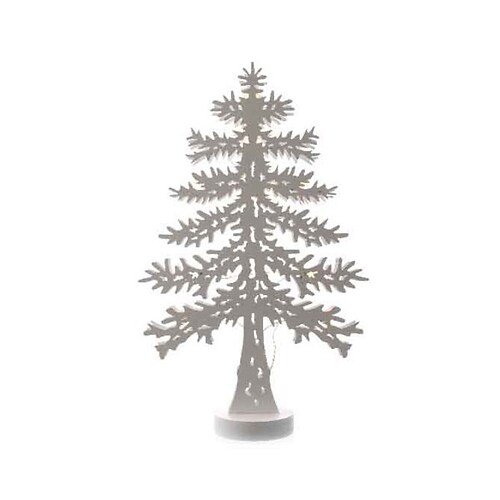 Kaemingk Leuchtbaum Sillhouette 45 cm Holz weiß
