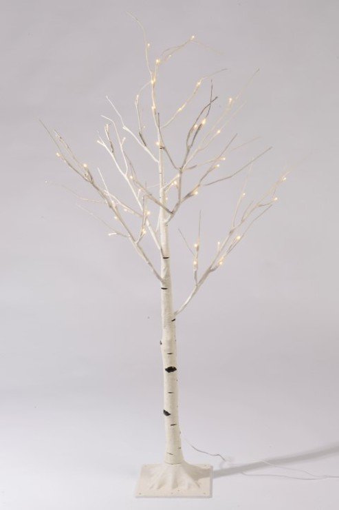 Kaemingk LED Baum Birke weiß 1,2m außen 48 LED - Pic 1