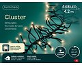 Kaemingk Lumineo Cluster Lichterkette 448 LED warmweiß 4,2 m schwarz außen - Thumbnail 6