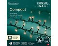 Kaemingk Lumineo Lichterkette Compact 1000 LED warmweiß 22,5m grün außen - Thumbnail 4
