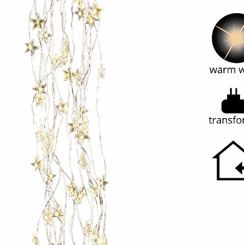 Kaemingk Lichtbündel Stern 84 Micro LED warmweiß 60cm außen