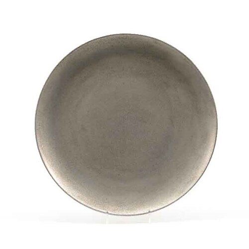 Kaemingk decorative plate 29 cm MDF silver
